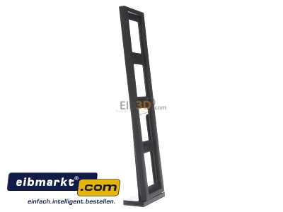 View on the left Berker 13837006 Frame 4-gang anthracite 
