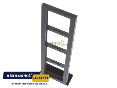 View up front Berker 13837006 Frame 4-gang anthracite 

