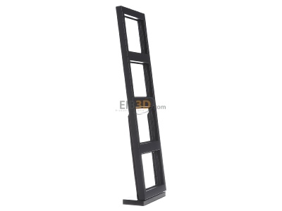 View on the left Berker 13437006 Frame 4-gang anthracite 
