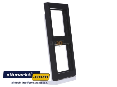 View on the left Berker 13237006 Frame 2-gang anthracite
