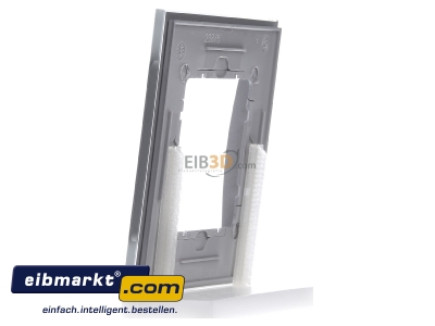 View on the right Berker 10116414 Frame 1-gang aluminium 
