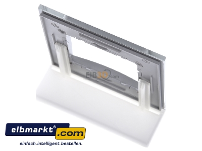 Ansicht oben hinten Berker 10116414 Glasrahmen B.7 Glas alu 1f ach 