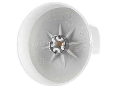 Back view Gira 091001 Turn button for domestic switch device 

