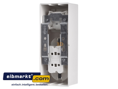 Back view Peha H 6696/2 Combination switch/wall socket outlet 
