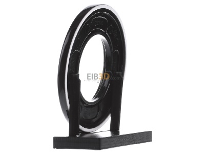 View on the right Berker 138165 Frame 1-gang black 
