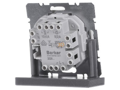Ansicht hinten Berker 20268989 Raumtemperaturregler mit Wechsler 