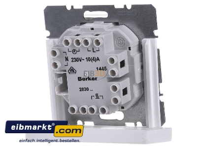Ansicht hinten Berker 20308989 Raumtemperaturregler mit  ffner, Zentralstck 