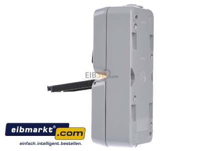 View on the right Peha D 6666 WAB Combination switch/wall socket outlet
