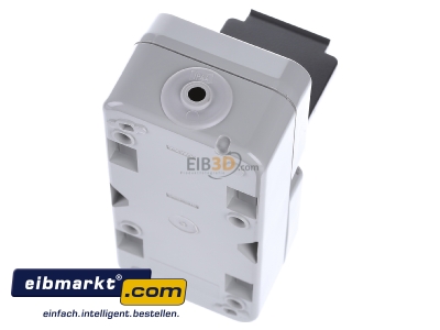Top rear view Peha D 6666 WAB Combination switch/wall socket outlet

