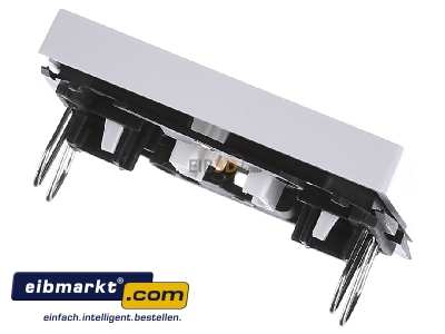 Ansicht oben hinten Merten 435919 Wippe Kontr.Fenster pws/gl Aufdruck Licht 