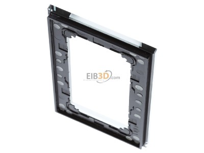 Ansicht oben hinten Merten 487803 Rahmen Glas 2f.on/sw ohne Mittelsteg 
