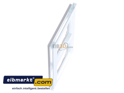 Ansicht oben links Merten 489219 Rahmen Glas 2f.bril/ws waage/senkrecht 