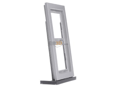 View on the left Jung LSD 982 LG Frame 2-gang grey 
