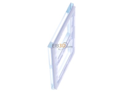 Ansicht oben rechts Jung AC 582 GL BLGR Glasrahmen 2-fach bl/gr waage/senkrecht 