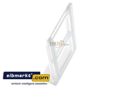 Ansicht oben links Jung AC582GLWMT Glasrahmen 2-fach mt/ws waage/senkrecht AC 582 GL WMT