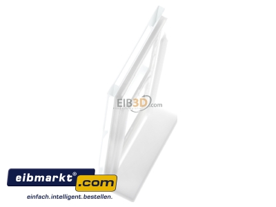 Ansicht oben rechts Jung AC582GLWMT Glasrahmen 2-fach mt/ws waage/senkrecht AC 582 GL WMT