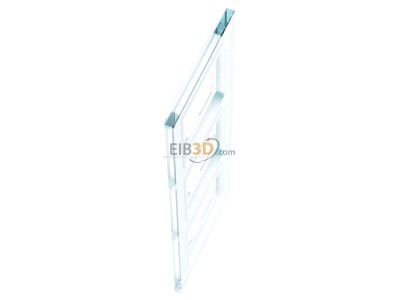 Ansicht oben links Jung AC 583 GL SI Glasrahmen 3-fach si/vers waage/senkrecht 
