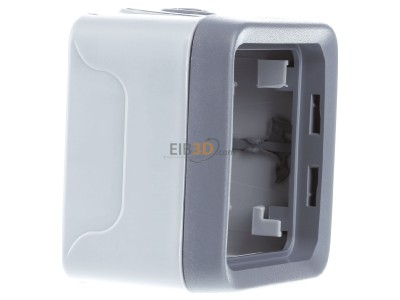 View on the left Legrand Bticino 69651 Surface mounted housing 1-gang grey 
