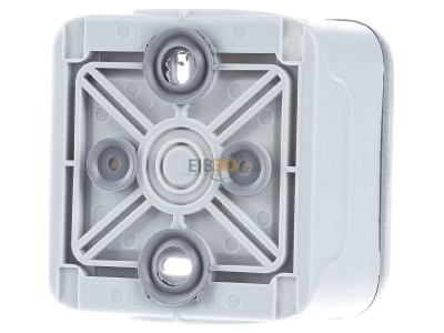 Back view Legrand Bticino 69651 Surface mounted housing 1-gang grey 
