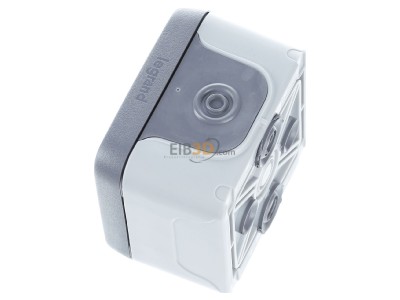 View top right Legrand Bticino 69651 Surface mounted housing 1-gang grey 
