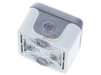 Top rear view Legrand Bticino 69651 Surface mounted housing 1-gang grey 
