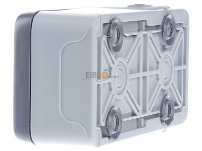 View on the right Legrand Bticino 69672 Surface mounted housing 2-gang grey 
