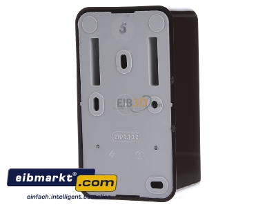 Back view Elso 388502 Combination switch/wall socket outlet
