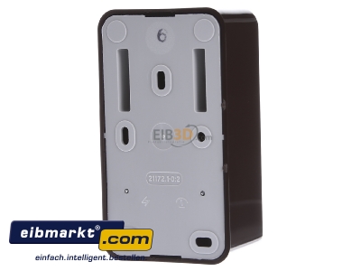 Back view Elso 388602 Combination switch/wall socket outlet
