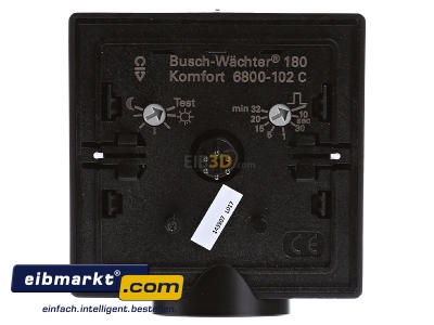 Back view Busch-Jaeger 6800-35-102C System motion sensor 0...180 anthracite 
