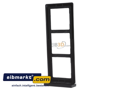 Ansicht hinten Busch-Jaeger 2103-35 Rahmen 3-fach anthr, UP, Allwetter 