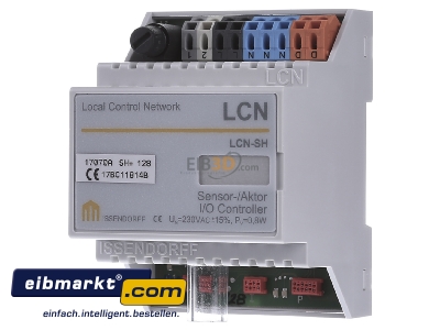 Front view Issendorff LCN-SH Light control unit for bus system 2-ch
