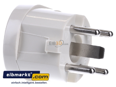 View on the left Busch-Jaeger 2064 SWLW Perilex plug 400V 16A white
