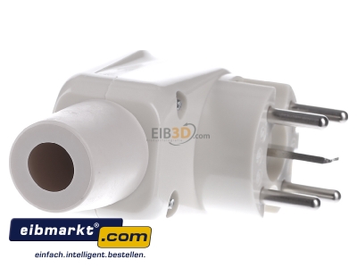 View on the left Busch-Jaeger 2365 SWLW Perilex plug 400V 25A white

