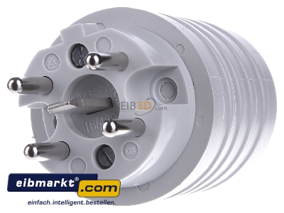 Frontansicht Busch-Jaeger 2064 SPVC Perilex-Stecker 16A PVC 