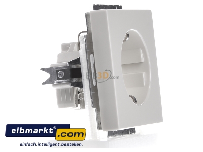 Ansicht links Busch-Jaeger 20 EUC-82 Steckdosen-Einsatz sav/ews Schuko 2P+E 16A 250V 