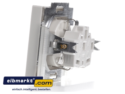 Ansicht rechts Busch-Jaeger 20 EUC-82 Steckdosen-Einsatz sav/ews Schuko 2P+E 16A 250V 