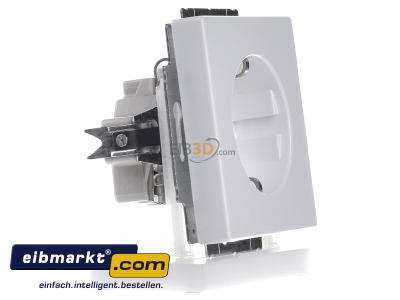 Ansicht links Busch-Jaeger 20 EUCKS-84 Steckdosen-Einsatz dav/sws Schuko 2P+E16A250V 