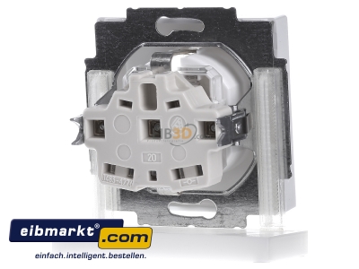 Ansicht hinten Busch-Jaeger 20 EUCKS-84 Steckdosen-Einsatz dav/sws Schuko 2P+E16A250V 