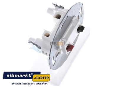 View top left Berker 457209 Basic element loudspeaker connection 
