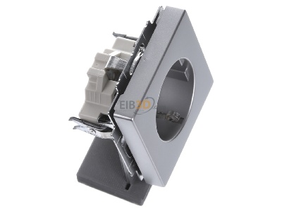 Ansicht oben links Busch Jaeger 20 EUC-83 Steckdosen-Einsatz alusi Schuko 2P+E 16A 250V 