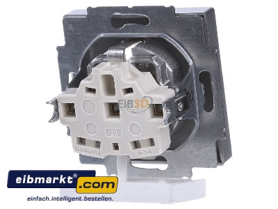 Ansicht hinten Busch-Jaeger 20 EUCKS-83 Steckdosen-Einsatz alusi Schuko 2P+E 16A 250V 