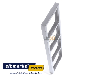 View top left Busch-Jaeger 1754-0-4309 Frame 4-gang aluminium
