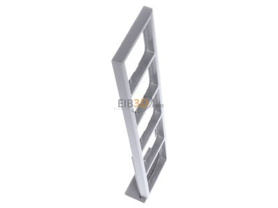 View top left Busch Jaeger 1725-183K Frame 5-gang aluminium 
