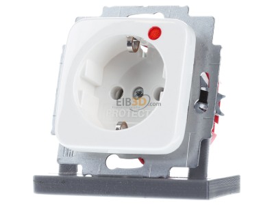 Front view Busch Jaeger 2310EUGL/VA-214-11 Socket outlet (receptacle) 
