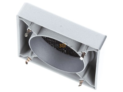 Ansicht oben hinten Busch Jaeger 8253-83 Zentralscheibe alusilber f.EB-Lautsprecher 
