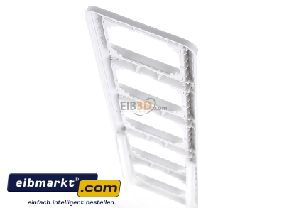 Top rear view Merten 389519 Frame 5-gang white 
