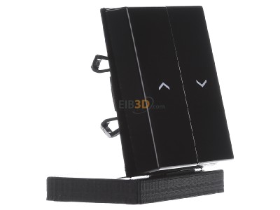 Ansicht links Jung A 595 P SW Wippe Symbole sw f�r Jal.Wippschalter 