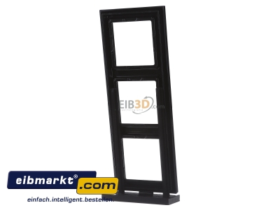 Ansicht hinten Jung AC 583 SW Rahmen 3-fach sw waage/senkrecht 