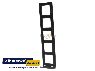 Ansicht hinten Jung AC585SW Rahmen 5-fach sw waage/senkrecht AC 585 SW