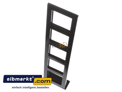 Ansicht oben vorne Jung AC585SW Rahmen 5-fach sw waage/senkrecht AC 585 SW